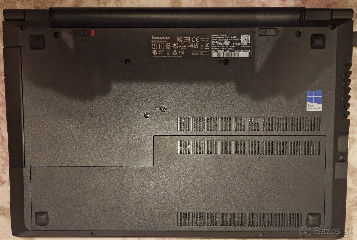 Notebook Lenovo B50-70,WIN10,240GB SSD,8Gb RAM,INTEL 3558U - 3