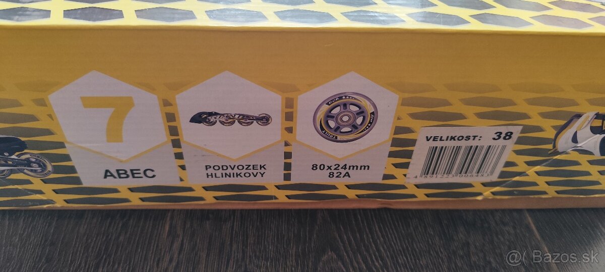 In -line kolieskove korcule, veľkosť 38 - 3