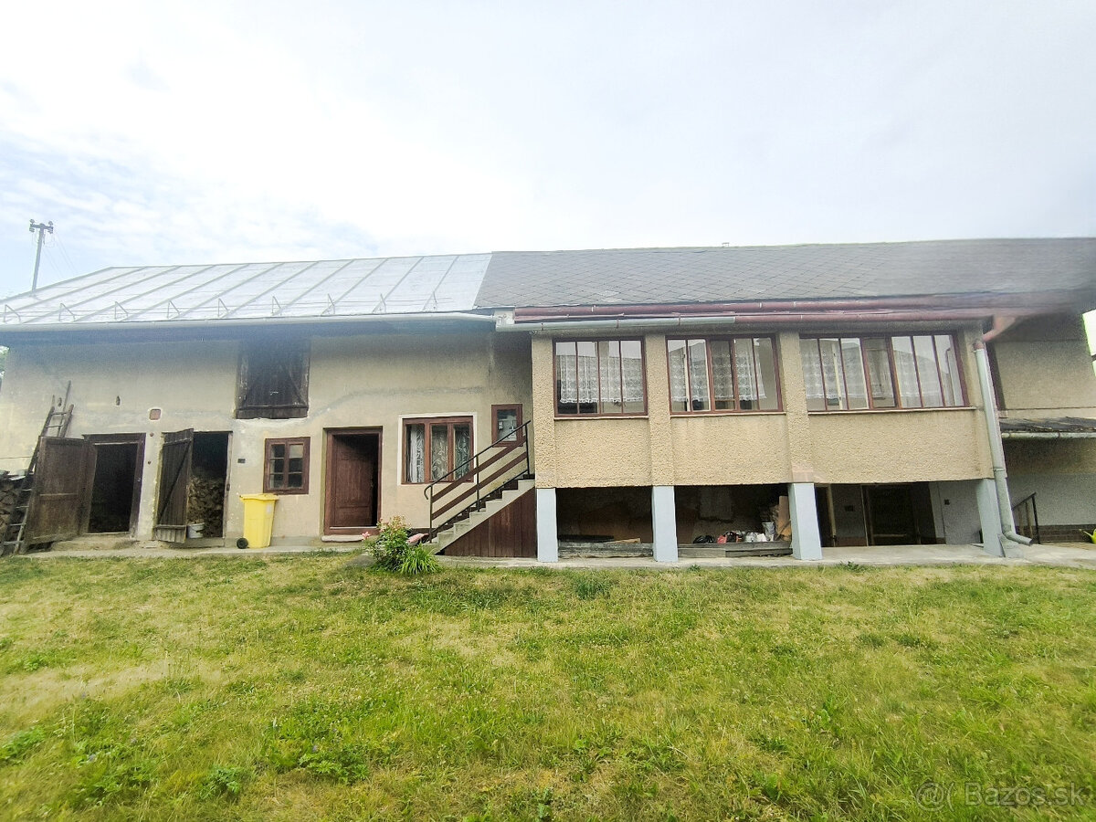 KRÁSNY UDRŽIAVANÝ MUROVANÝ RODINNÝ DOM CHALUPA S VÝBORNÝM PO - 3