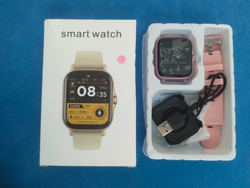 Inteligentné hodinky, možnosť volania, ružové - 3