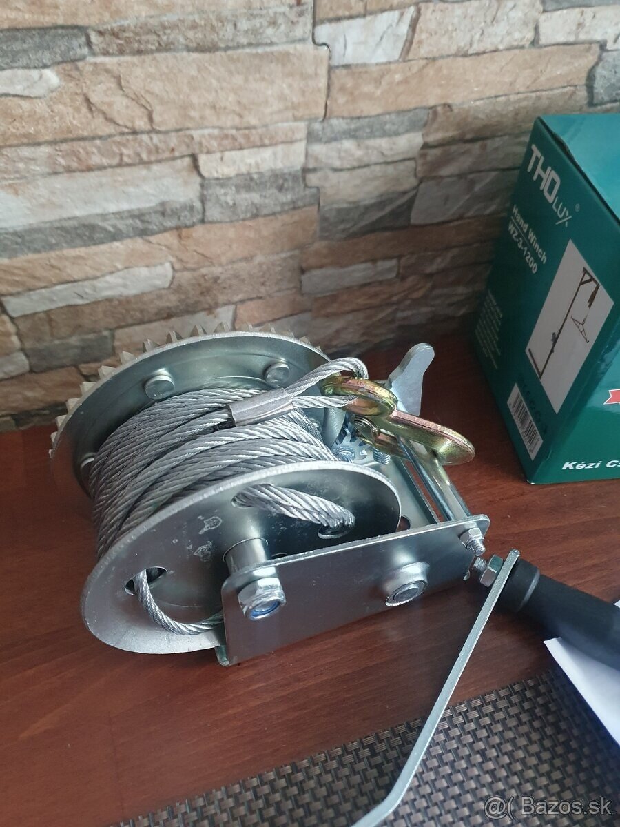 Predam novy rucny navijak THO Lux,do 1600 kg - - 3