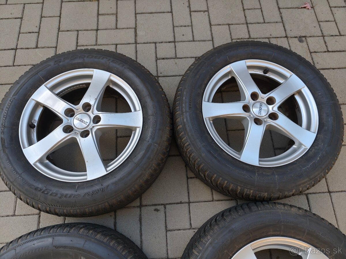 Elektrony 5x108 R16 + celorocne pneumatiky 215/60 R16 - 3