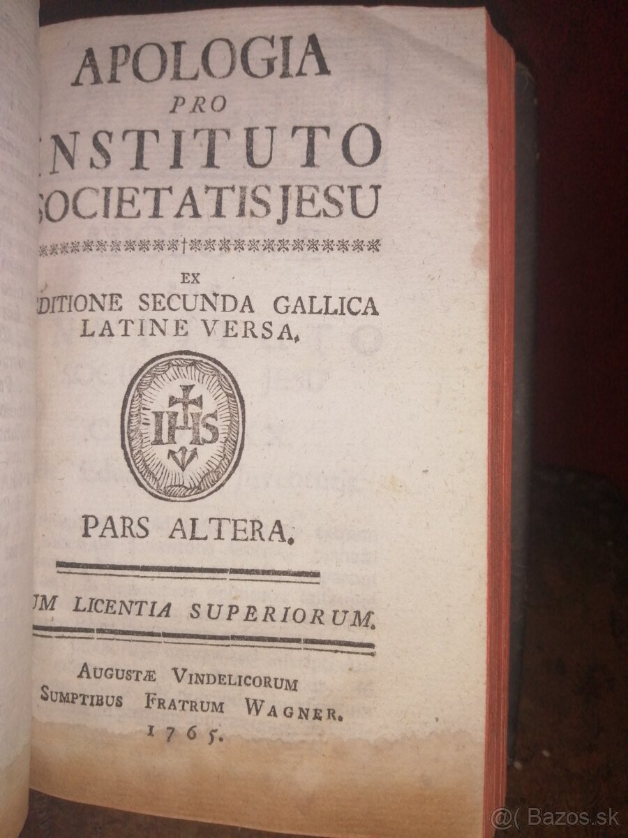 2 knihy v 1 knihe z. r. 1765 Kožená vazba - 3