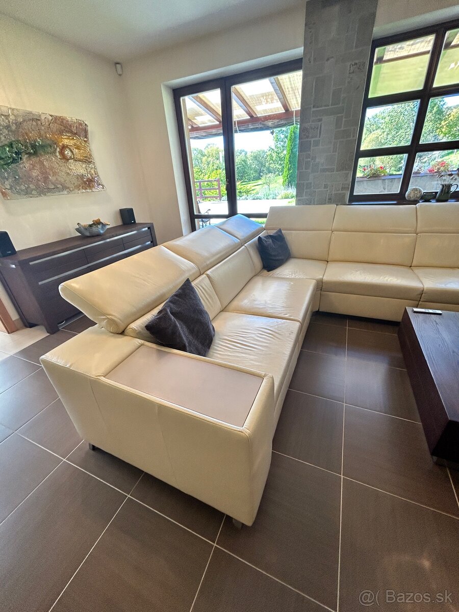 Extra veľká luxusná kožená sedačka Phase - 3