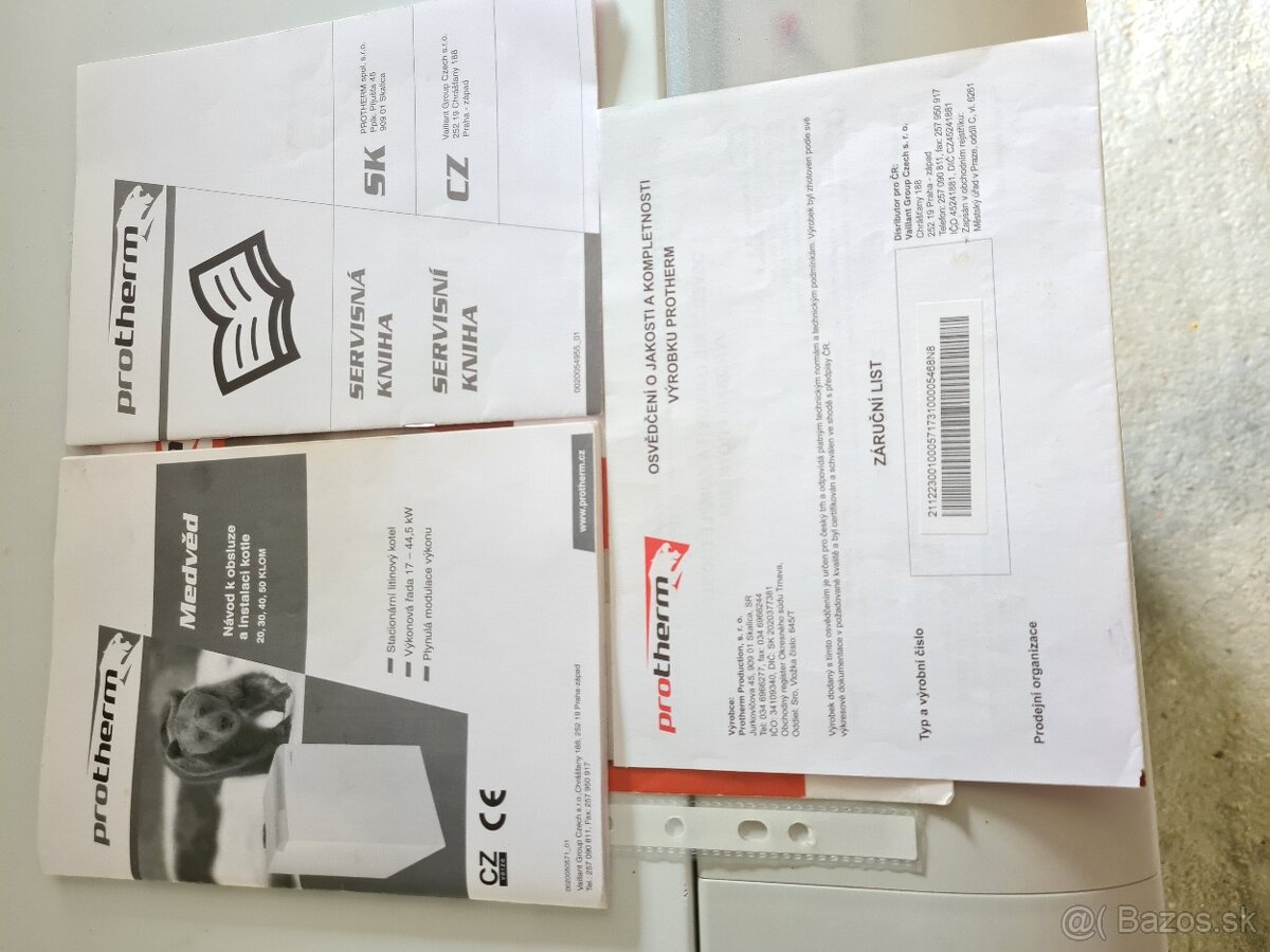 Predám pekný zachovalý kotol Protherm medveď 30KLZ - 3