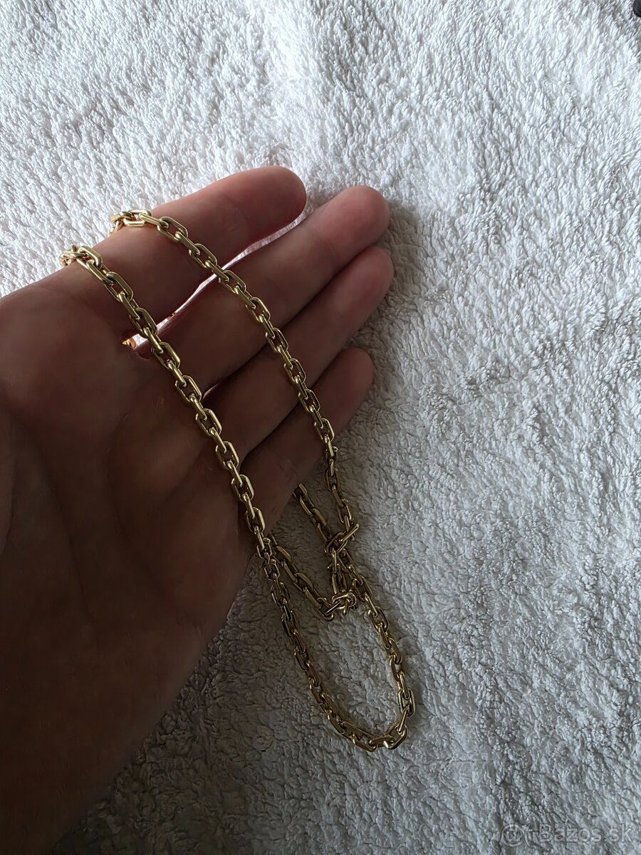 Zlatá retiazka 14 karát, ručne pilovaná 42,18 cena 80eur/g - 3