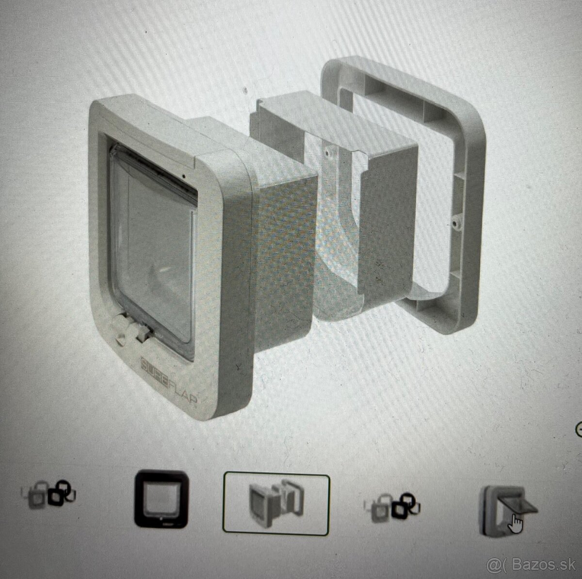 SureFlap dvierka pre mačky s mikročipom NOVE sedo biele - 3