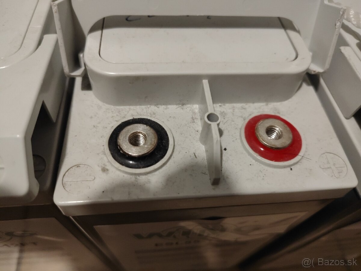 AGM batérie poškodené 7ks WING ESL55-12FT + 3ks funkčné - 3