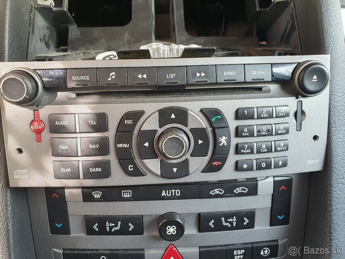 Radio Peugeot 407 Citroën C5 - 3