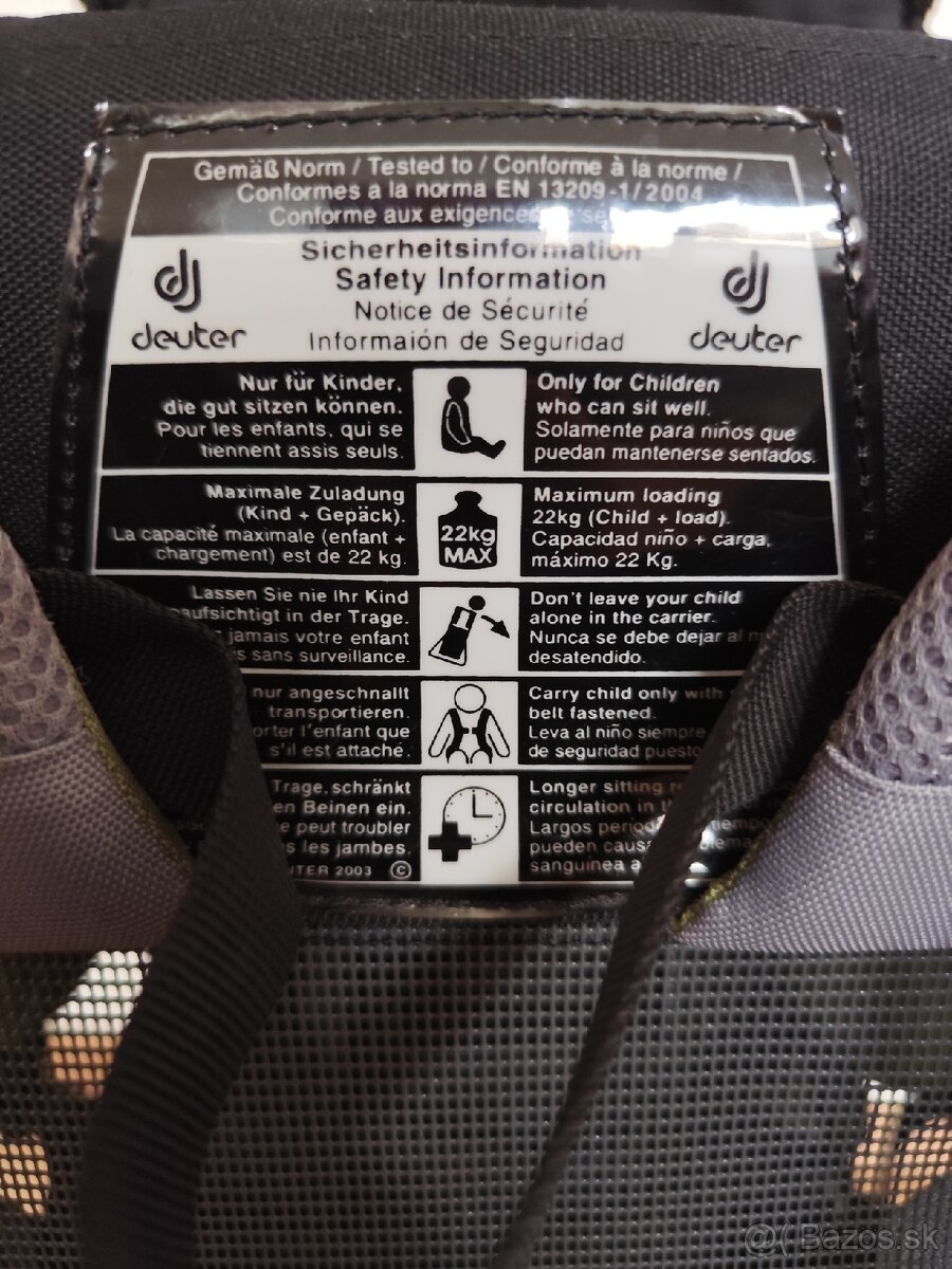 Detský turistický nosič Deuter - 3