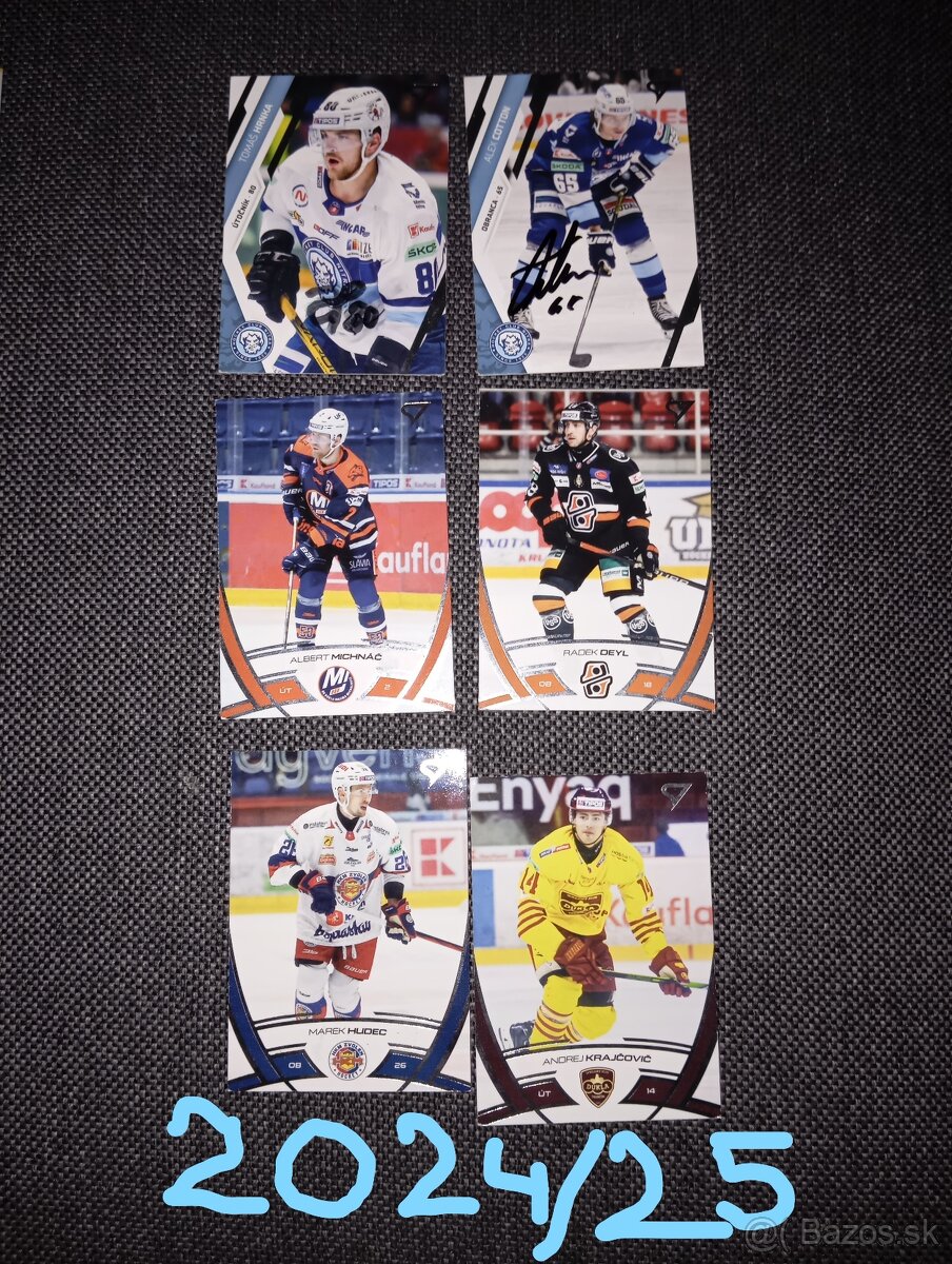 Hokejové kartičky tipsport extraliga - 3