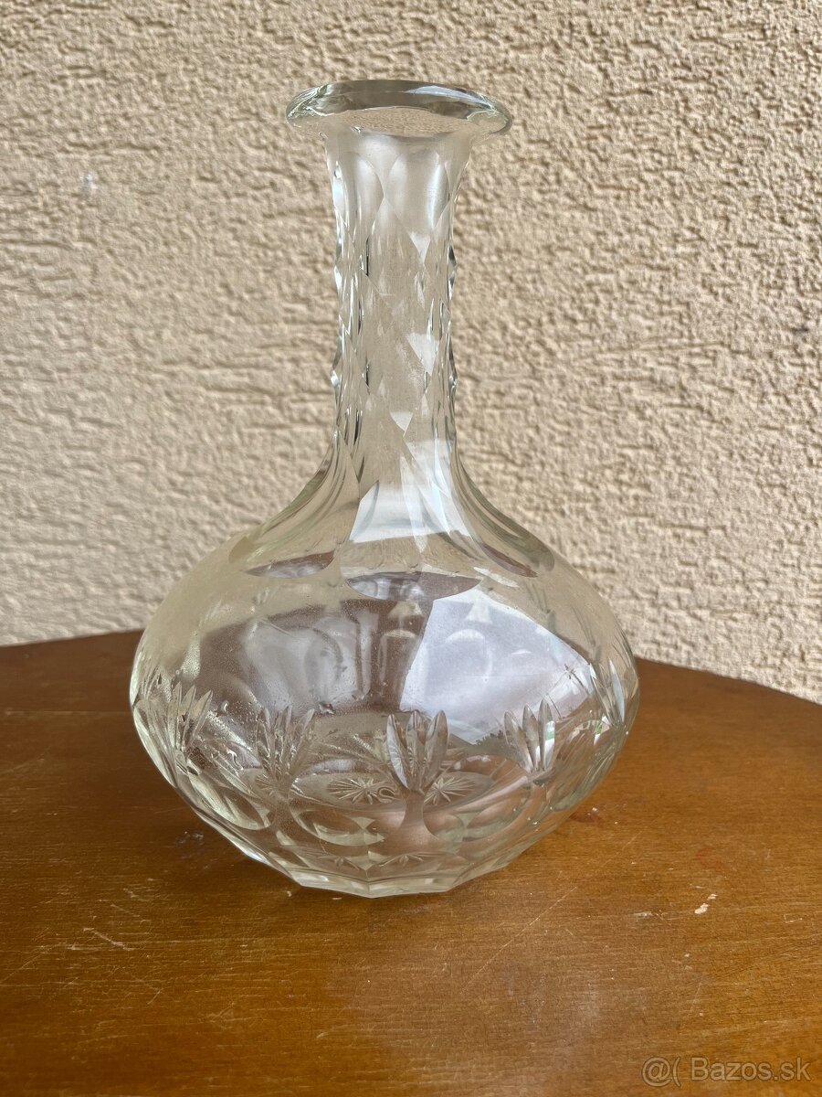 Starožitná sklenená karafa - 3