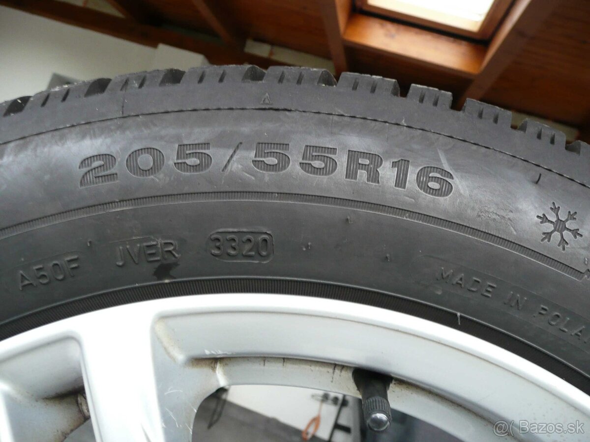 5x112 Zimná sada 205/55 R16 Hliníkové disky+pneumatiky - 3