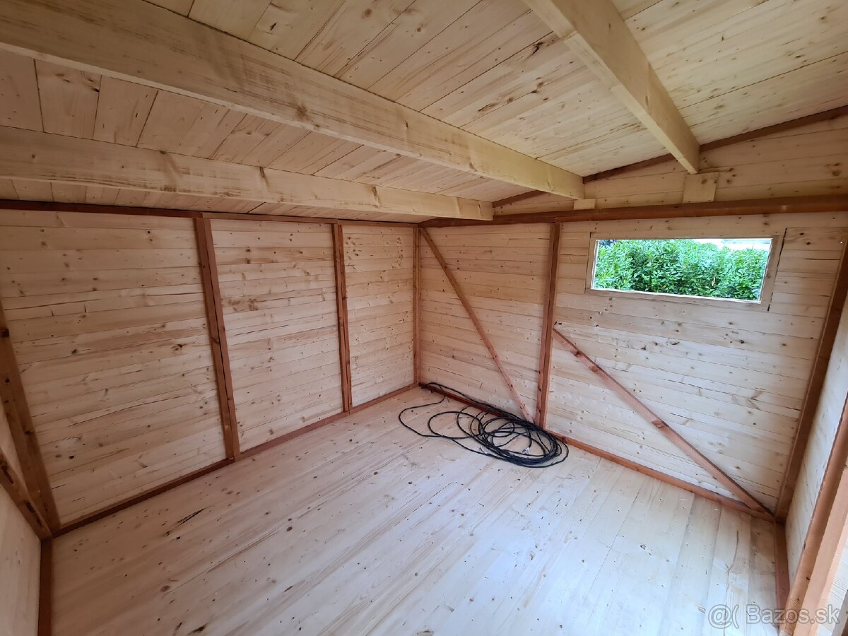 Záhradný drevený domček s terasou ZDARMA DOPRAVA CELA SR - 3