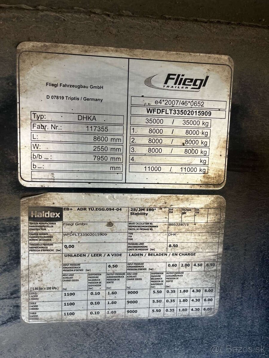 Sklápací náves Fliegl SDS DHK 350/S/25 - 3