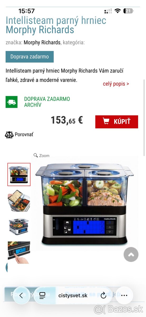 Parný hrniec Morphy Richards - 3