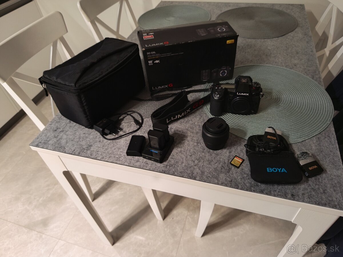 Predám Panasonic lumix g9+objektív lumix g 25mm asph - 3