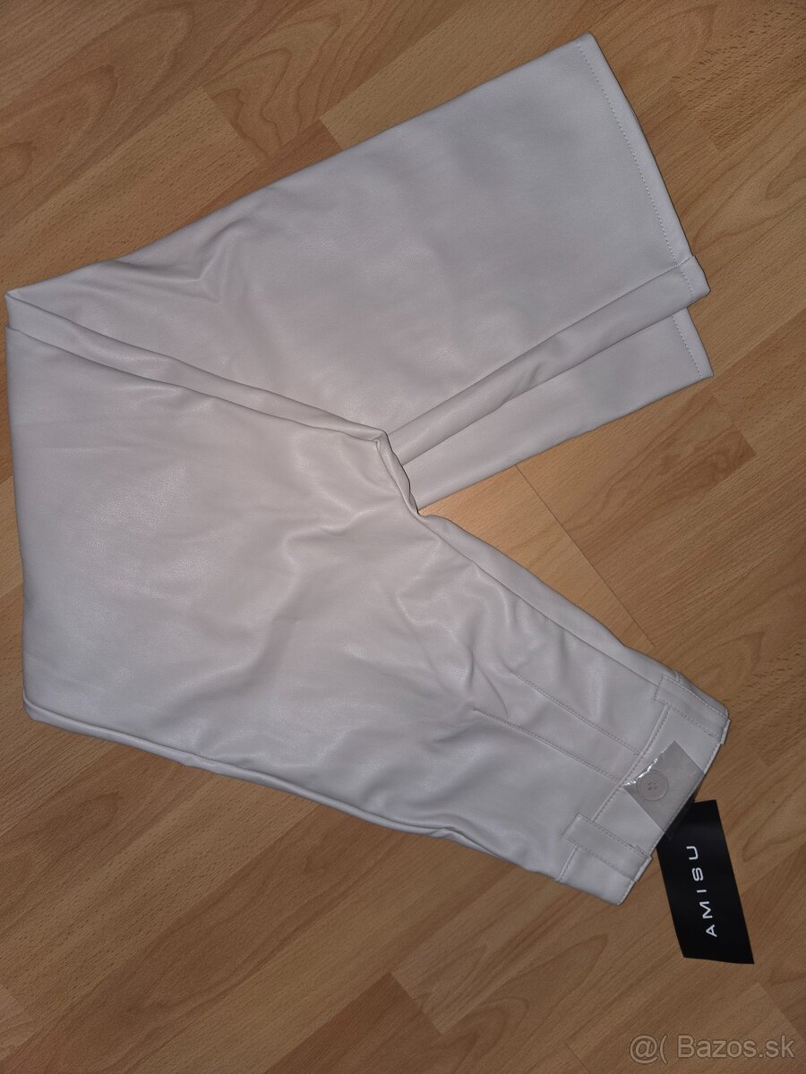 Koženkové nohavice XS - 3