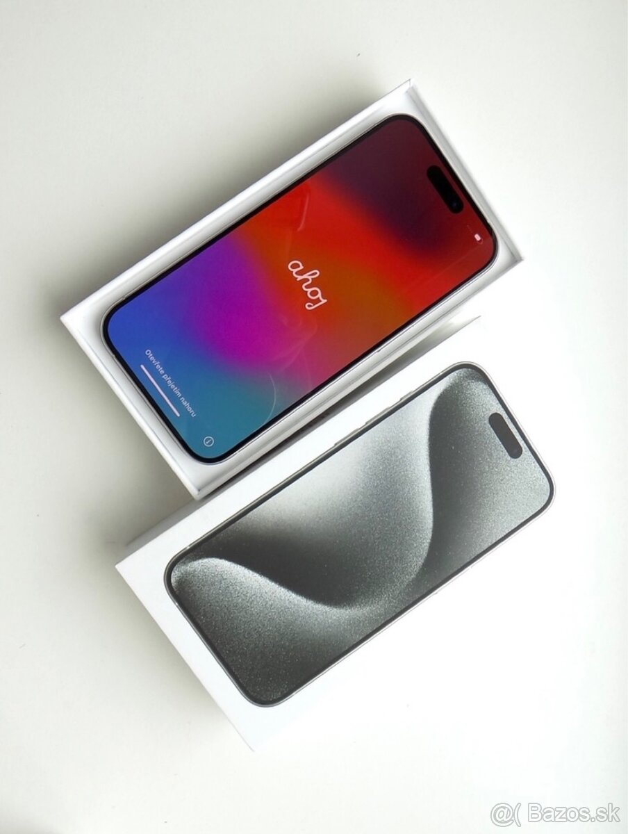 ❗️Apple iPhone 15 Pro white titanium |1 rok záruka| - 3