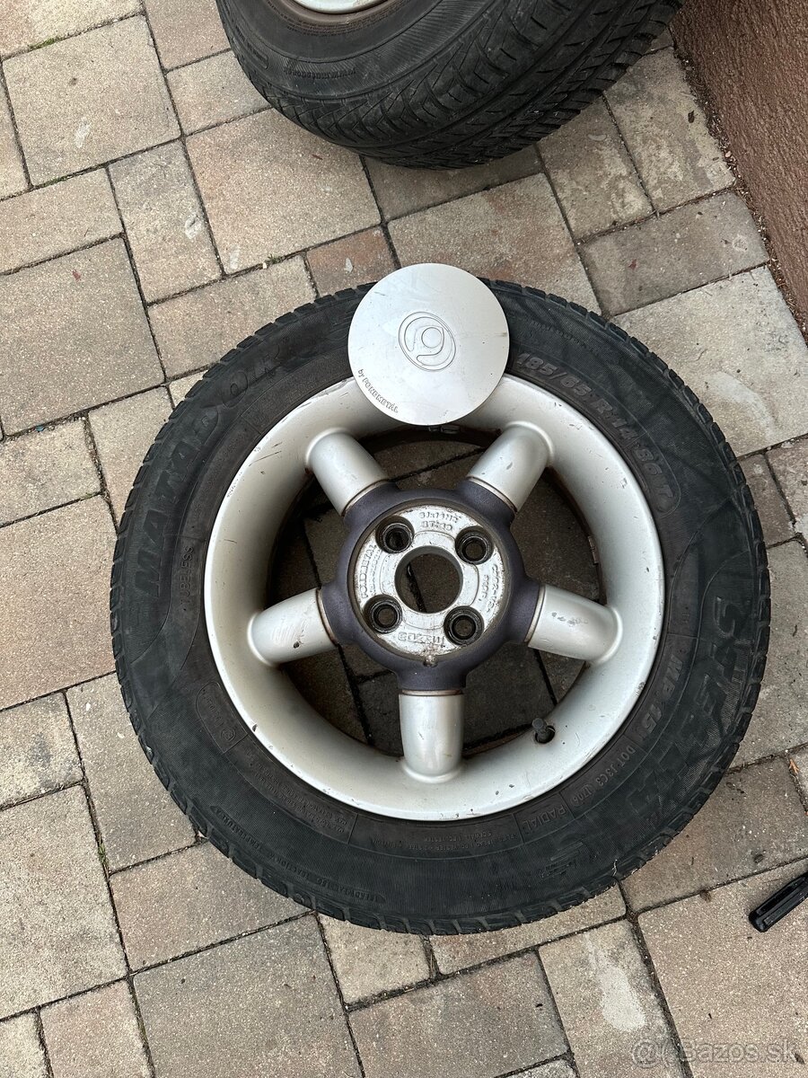 Aludisky Mazda 323 + pneu 185/65 R14 - 3