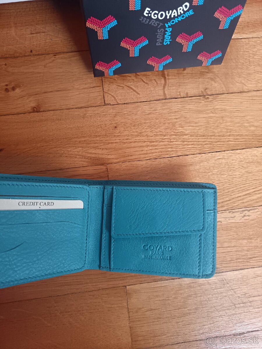 Modrá goyard peňaženka - 3
