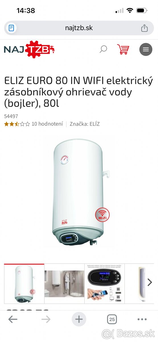 Predam smart bojler elize 80L - 3