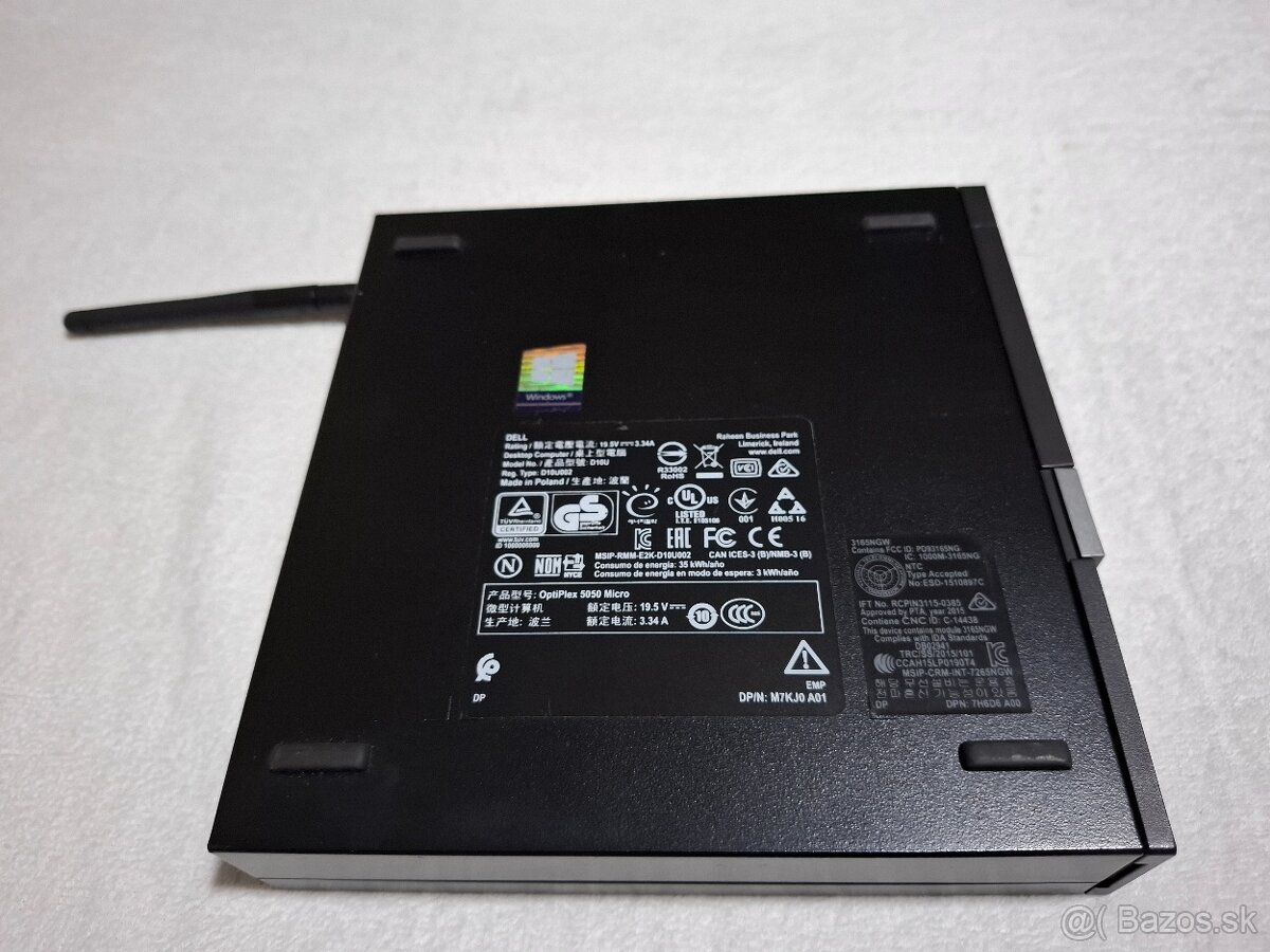 Dell OptiPlex 5050 micro, i5 7500T, W11. - 3