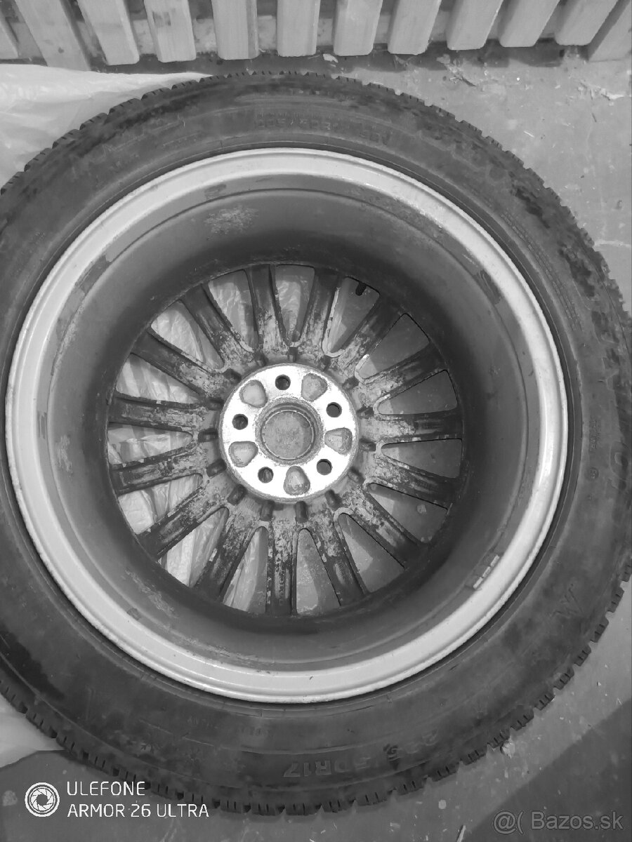 Volvo org. disky 5x108, 225/50 r17 zimné Dunlop - 3