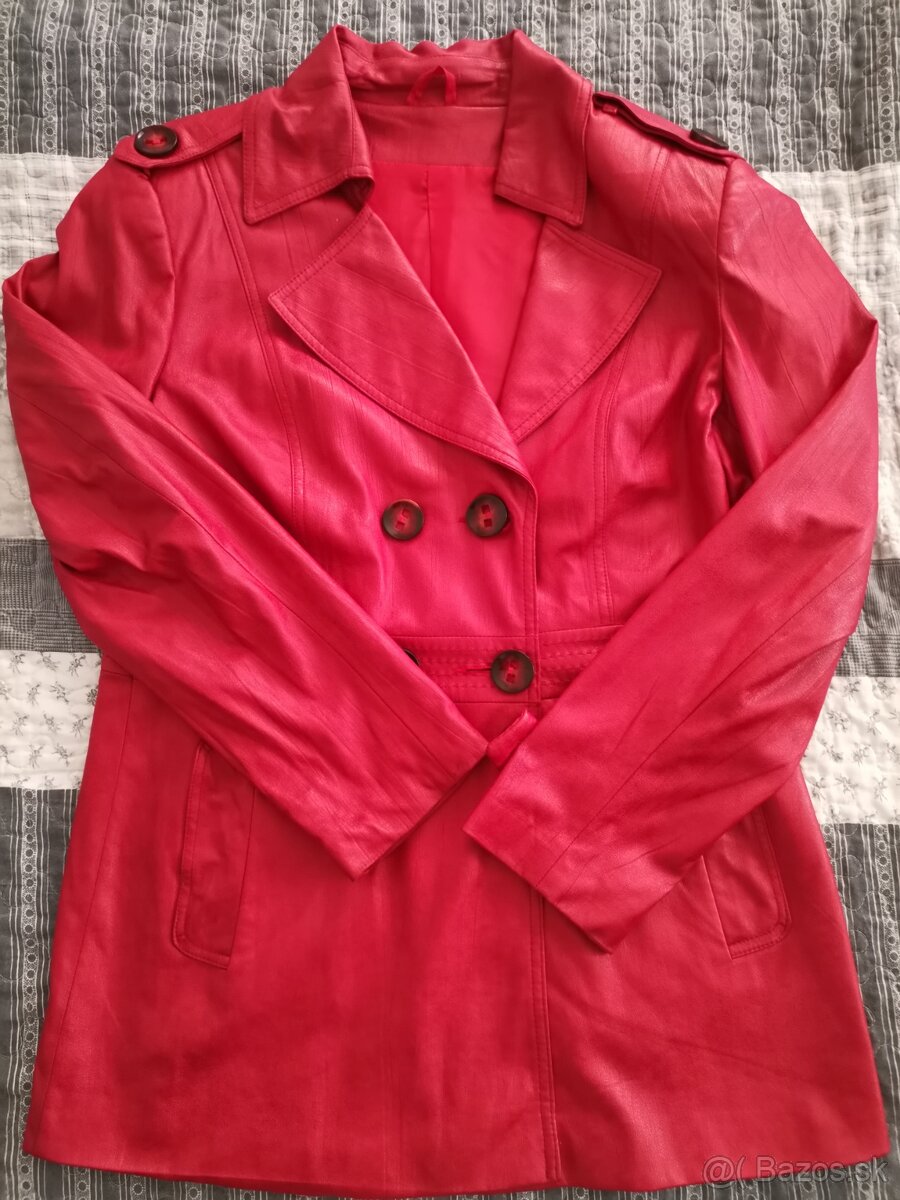 Dámske kožené sako z ekokože č. 44 - 3