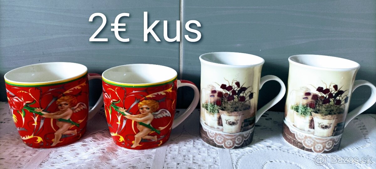 Porcelánové šálky, misky - 3