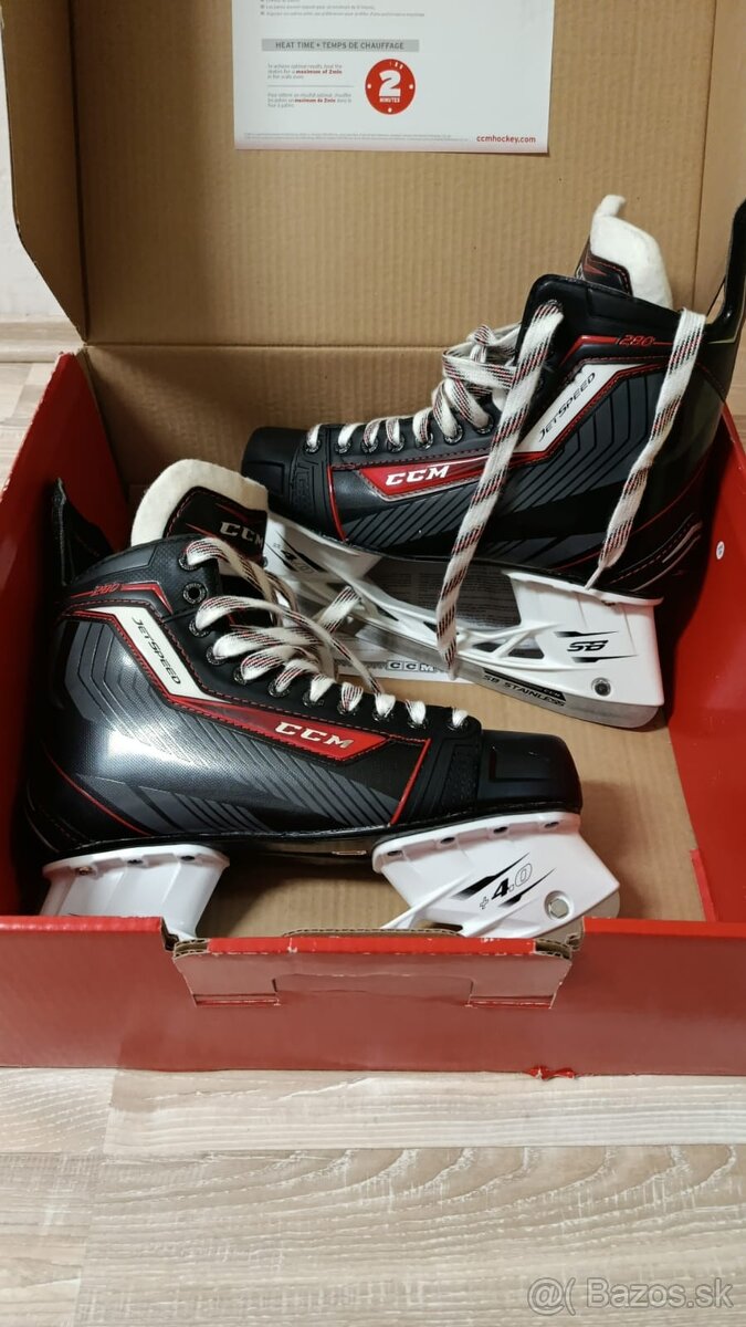 Korčule CCM JS 280 Veľkosť 44.5 - 3