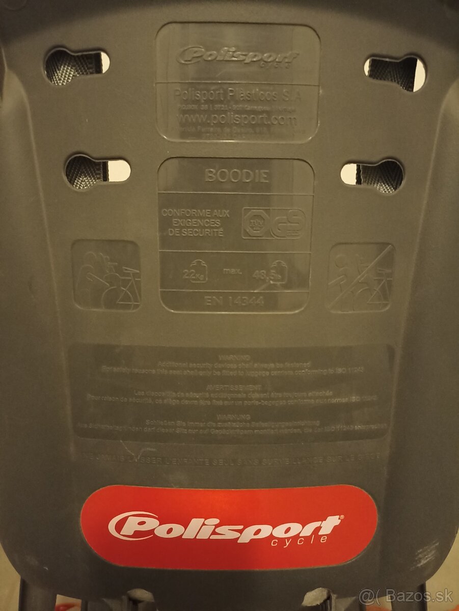 Detská sedačka na bicykel Polisport - 3