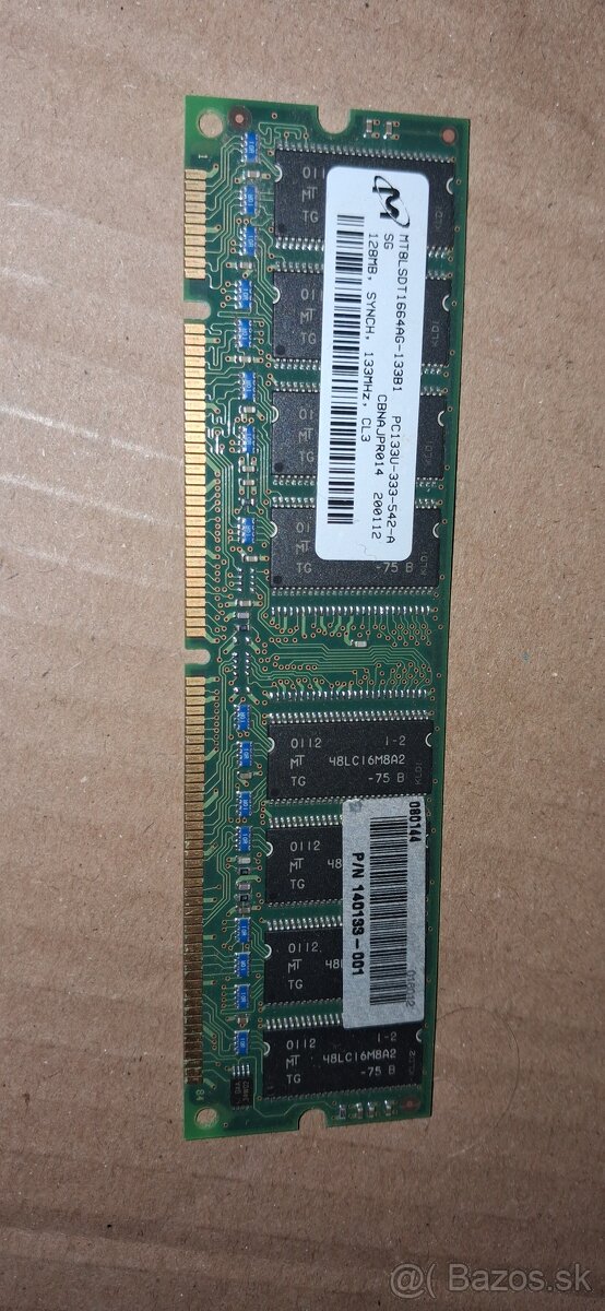 Staré RAM pamäte SDRAM/DDR + HDD Western Digital 20.0 GB - 3