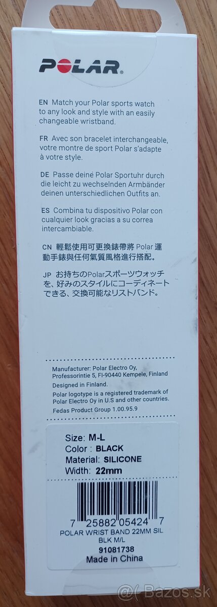 Polar náramok 22mm - 3