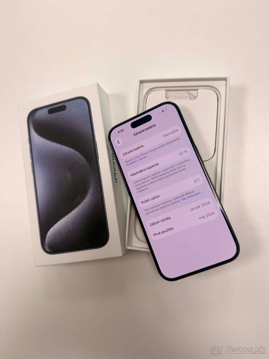 iPhone 15 Pro Blue Titanium - 3