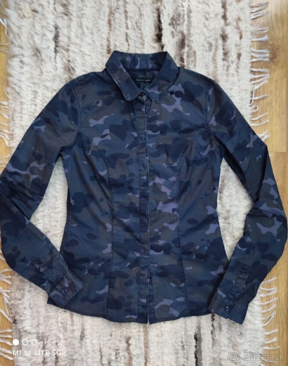 Dámska slim košeľa Calvin Klein Jeans, veľ. XS/S - 3
