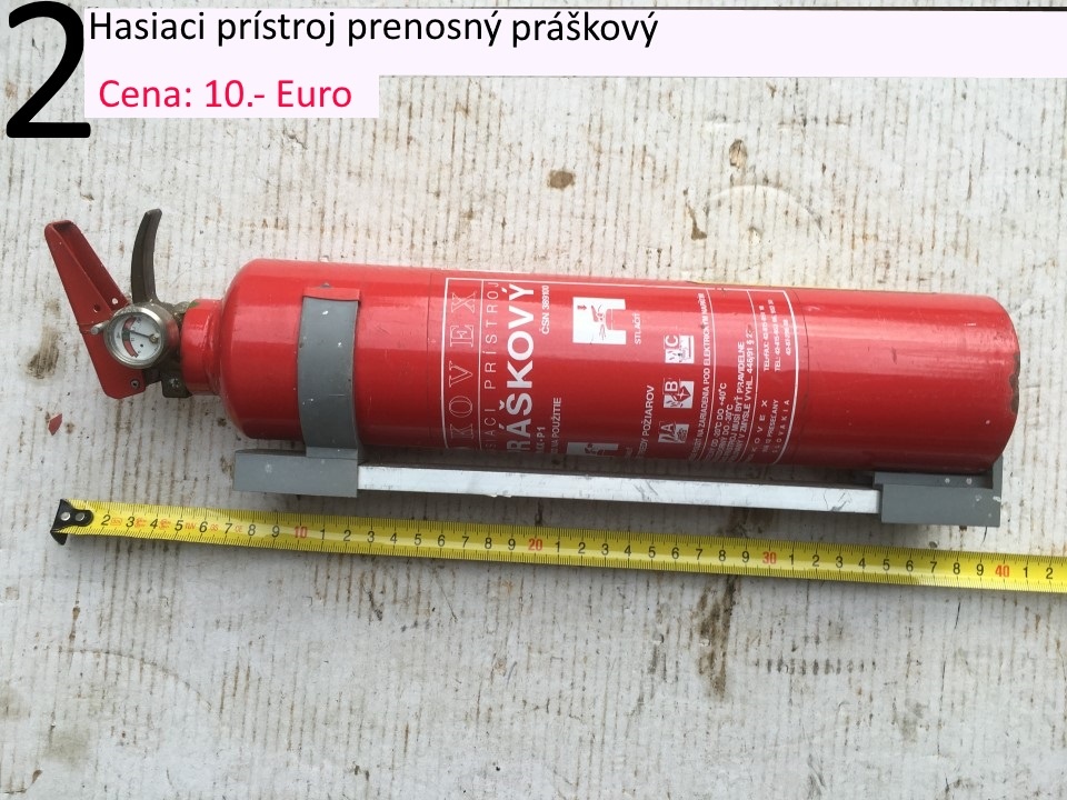 Prenosné hasiace prístroje ručné - 3