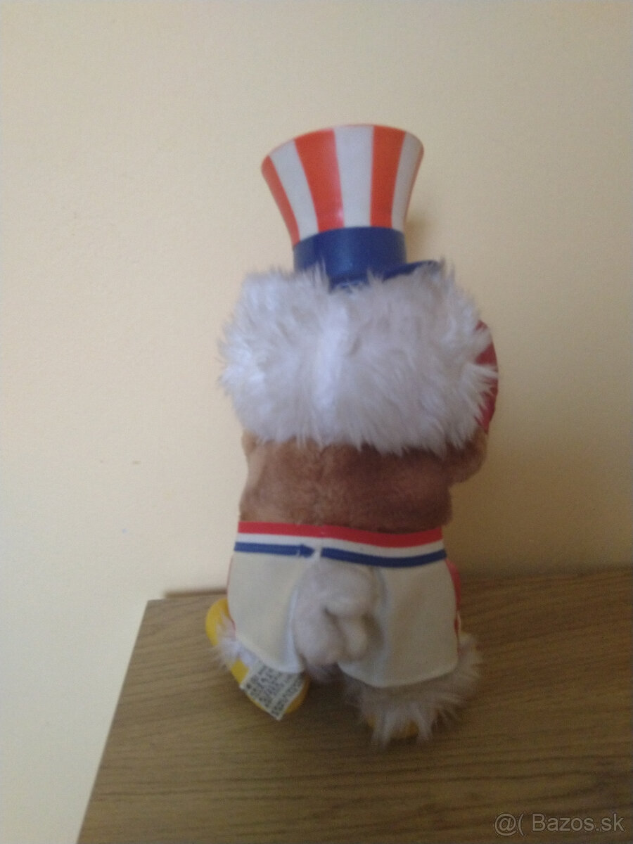 Vintage Potlesk 1980 Vinylová plyšová figúrka strýka Sama - 3