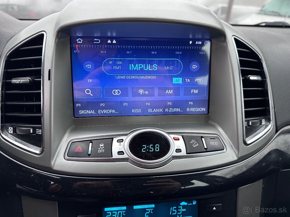 Chevrolet Captiva Android Autorádio s navigací Android 7.1 - 3
