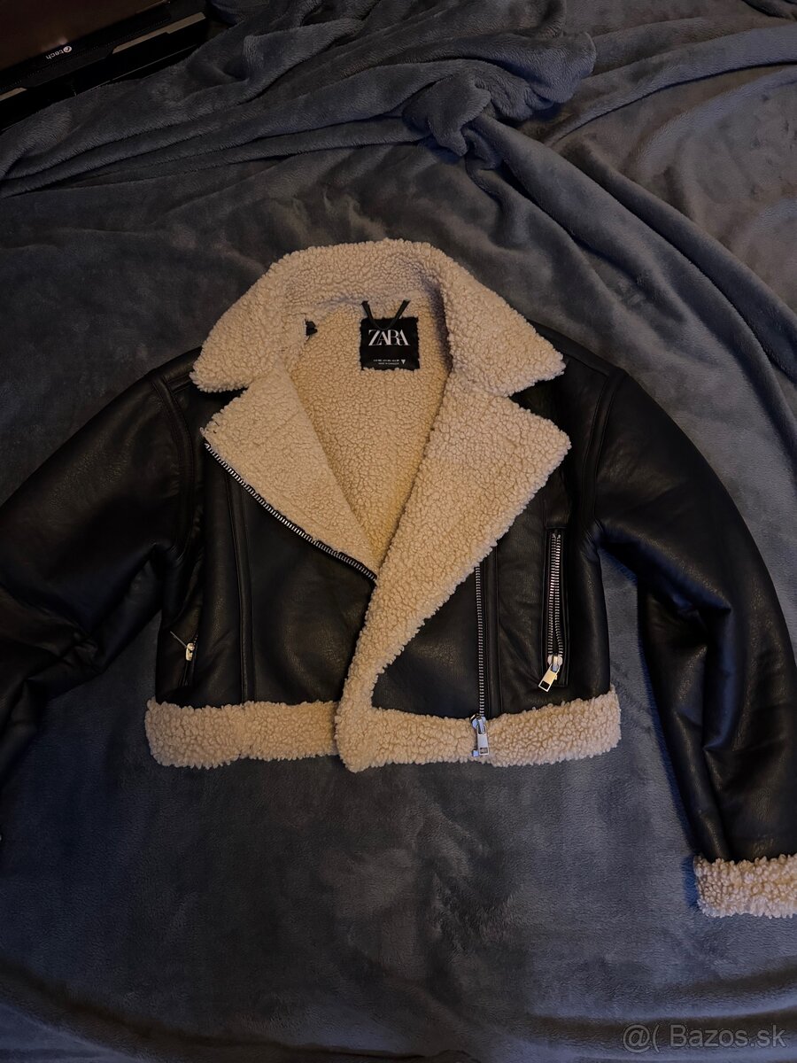 ZARA Kožená bunda - 3