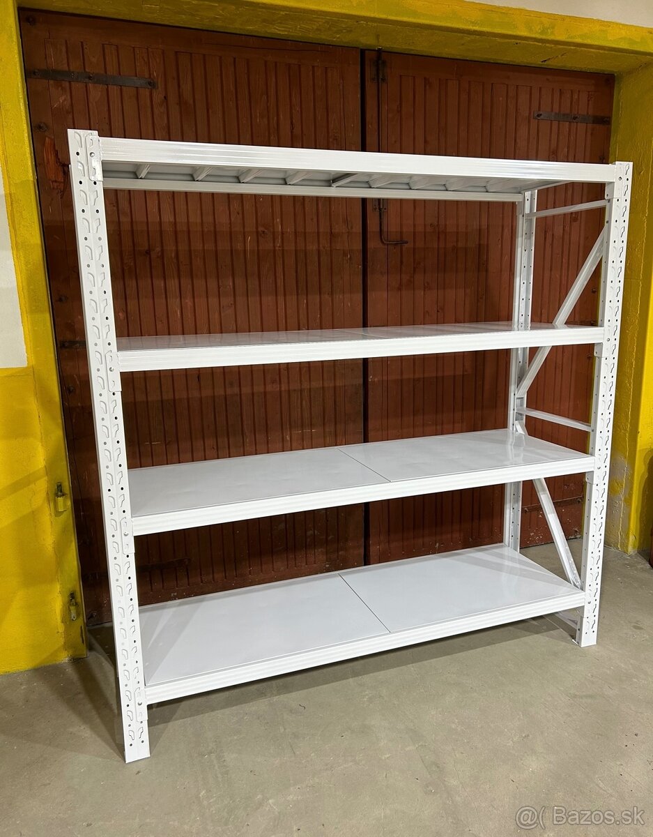 Kovový regál 2m, nosnosť 1200kg - 3