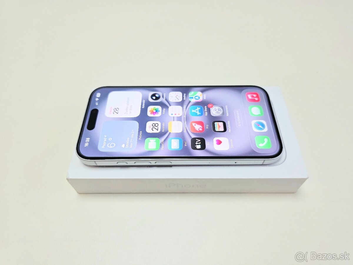 APPLE IPHONE 16 128GB WHITE TOP STAV - 3