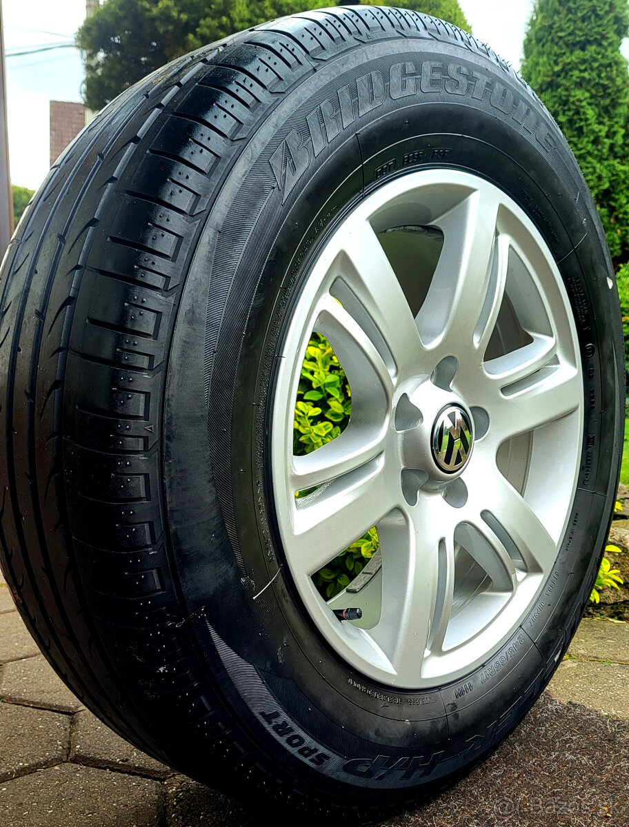 alu R17 5x120 orig. VW Amarok, T5 (+pneu Bridgestone 245/65)