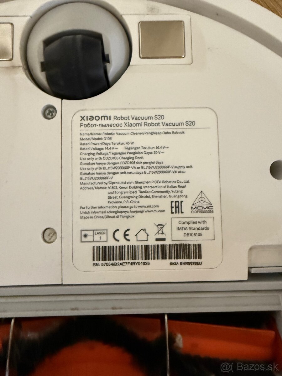 Xiaomi Robot Vacuum S20 (White) EU - 3