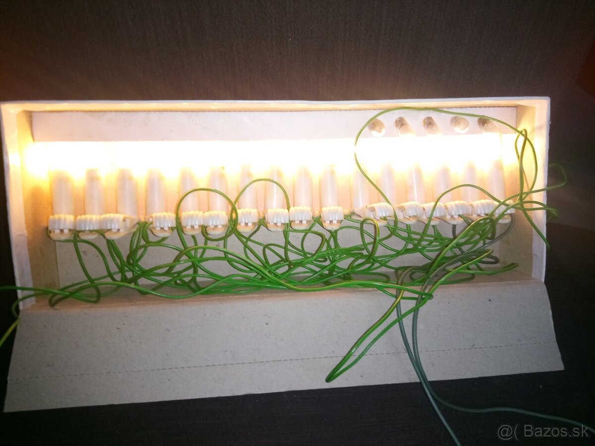 Retro vianocne osvetlenie zlatokov typ Christmas lights - 3