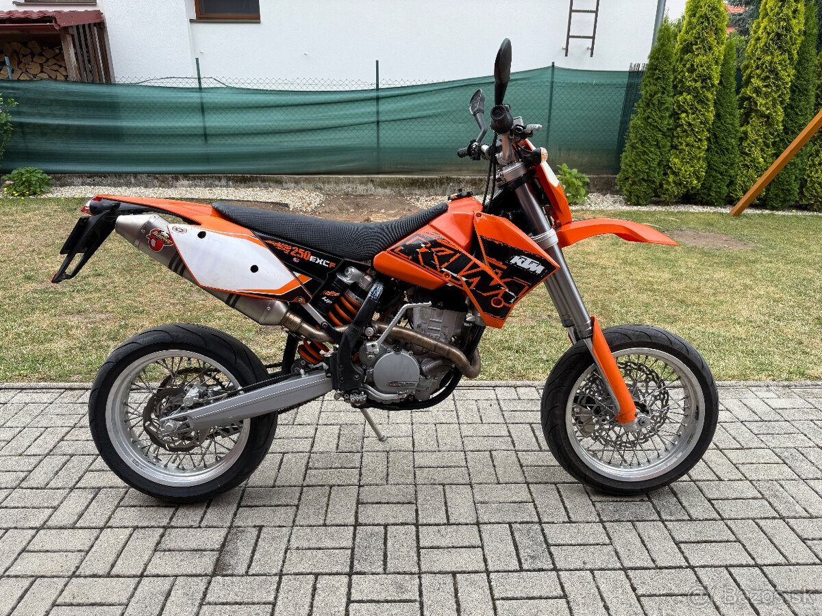Predám KTM EXC-F 250 Supermoto 2008