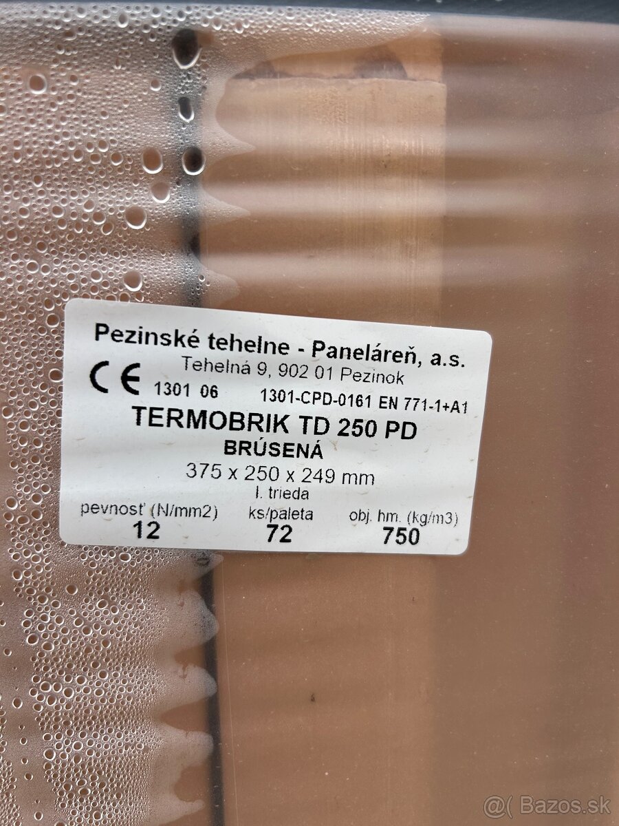 TermoBRIK TD 250 PD P12 brúsená tehla - 3