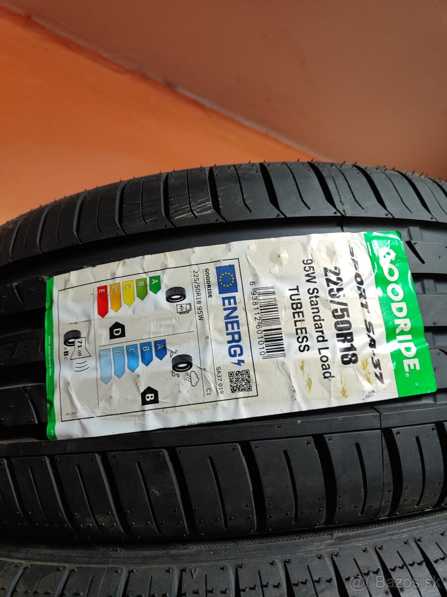 Predám letné pneumatiky GOODRIDE 225/50R18 - 3