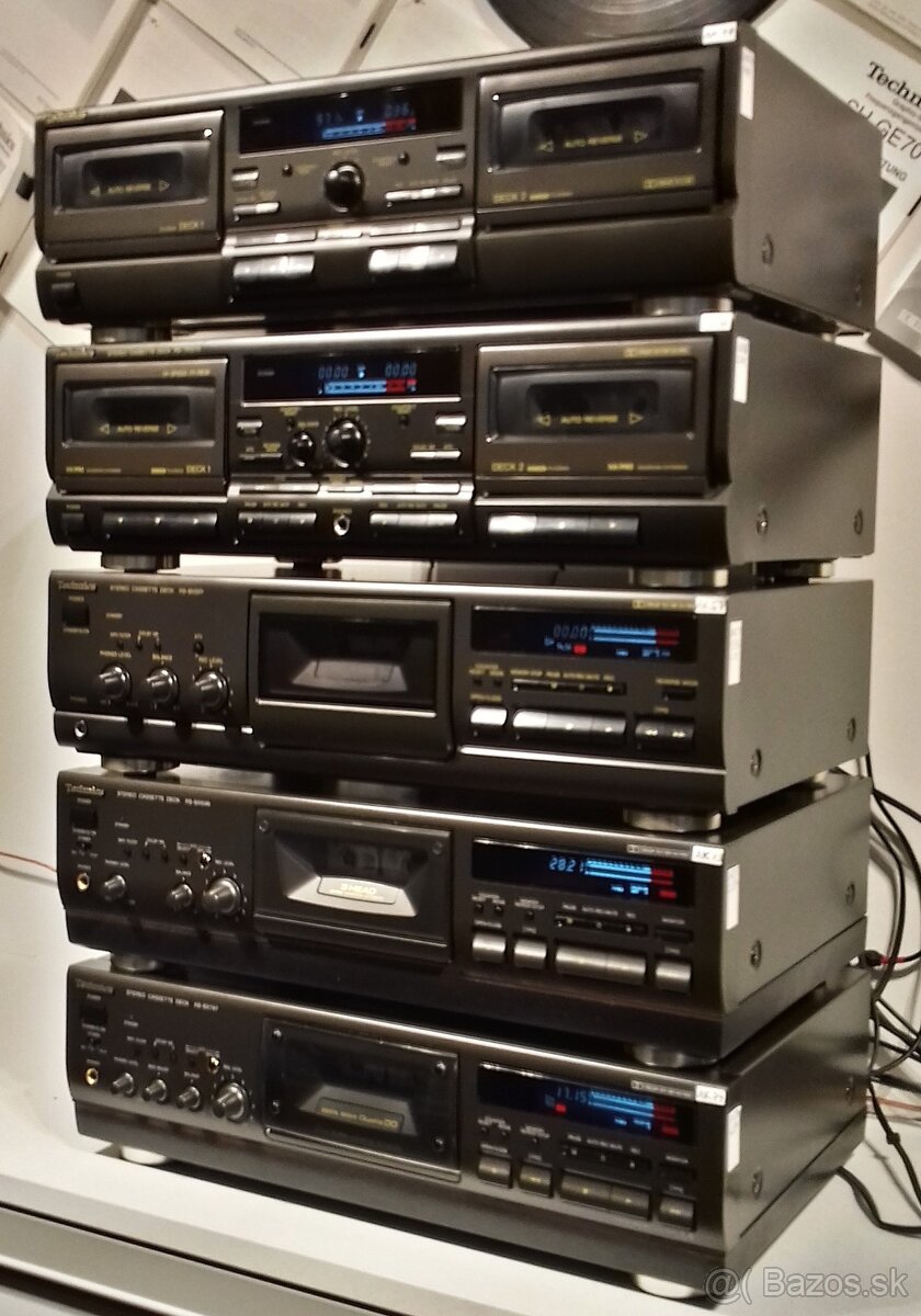 SERIA 5x tape deck TECHNICS, dolby system B,C, HX PRO = Ka2 - 3