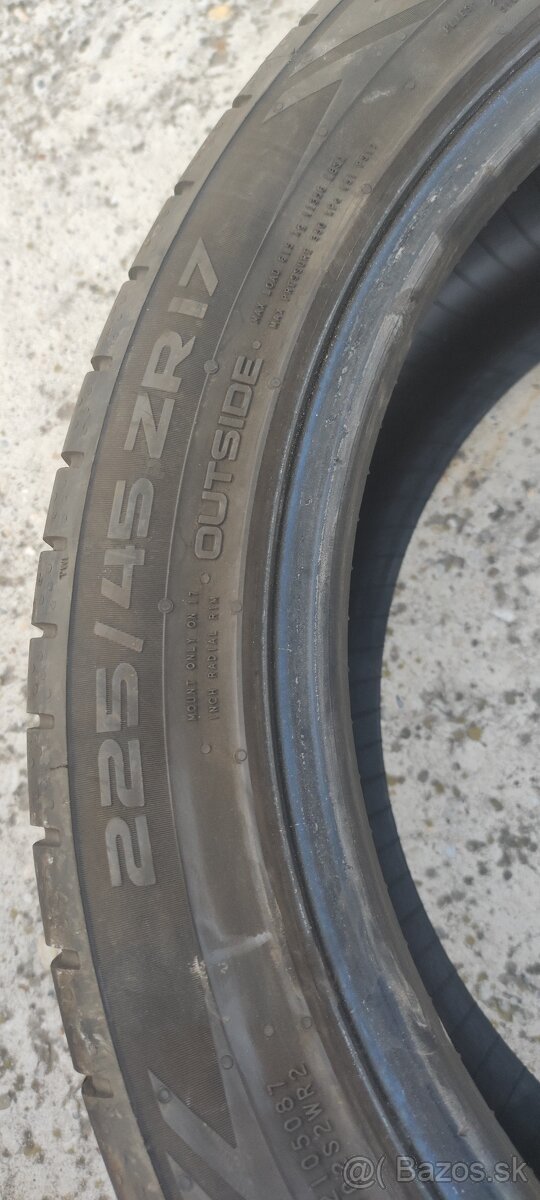 225/45R17 letné - 3